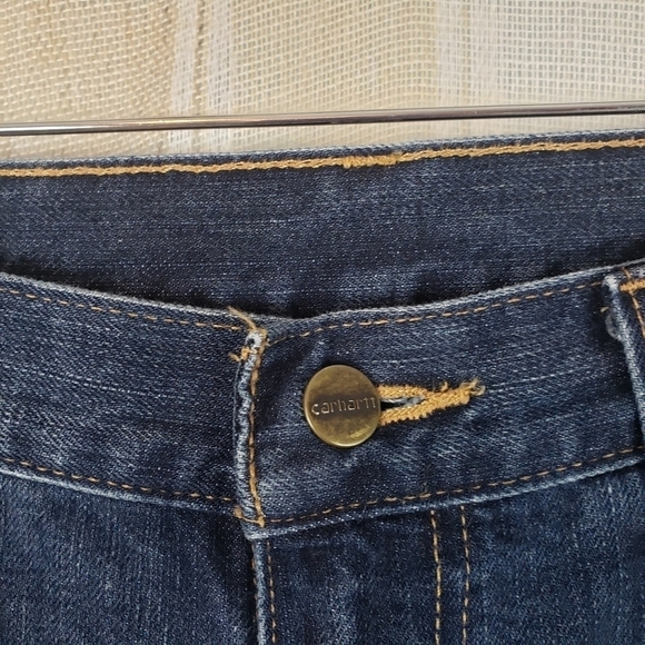 Carhartt Distressed‎ Cargo Jeans Blue Size 34x32 - Picture 4 of 8